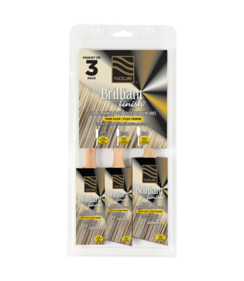 Nour Brilliant Finish 3-Pack Assortment