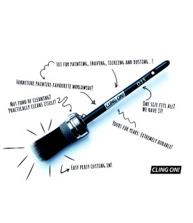 Cling On! F30 Flat 30mm Paint Brush