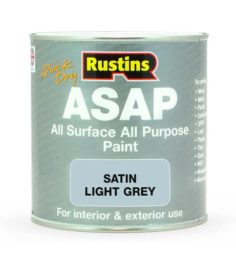 Rustins ASAP Light Grey 1ltr Rustins ASAP Light Grey 1ltr