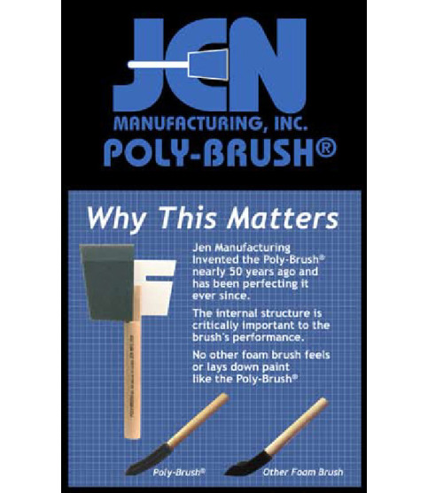 JEN Poly Brush 104mm (4")