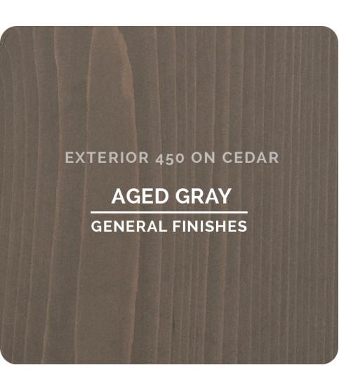 Exterior 450 Wood Stain Aged Gray - 946ml