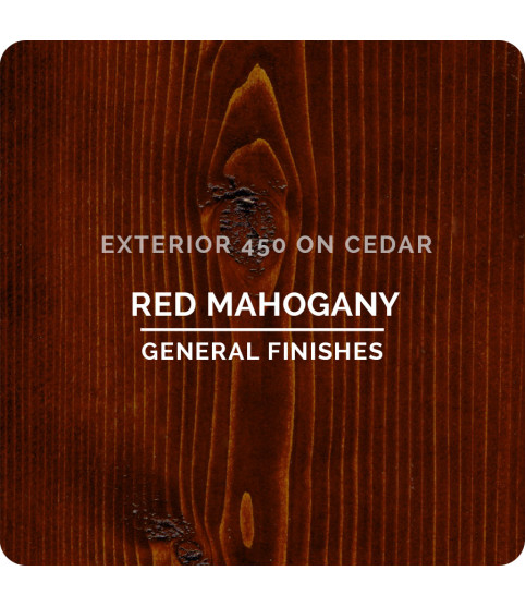 Exterior 450 Wood Stain Red Mahogany - 946ml Exterior 450 Wood Stain Red Mahogany - 946ml