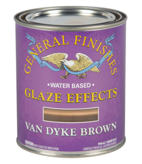 Glaze Effects - Water Based Van Dyke Brown - 473ml