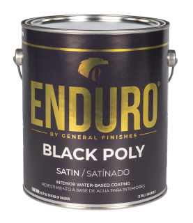 Black Pigmented Poly Satin - 3.785 litre