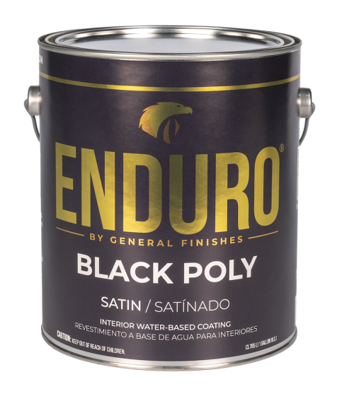 Black Pigmented Poly Satin - 3.785 litre