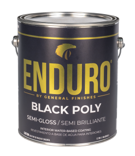 Black Pigmented Poly Semi-Gloss - 3.785 litre