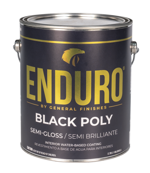 Black Pigmented Poly Semi-Gloss - 3.785 litre