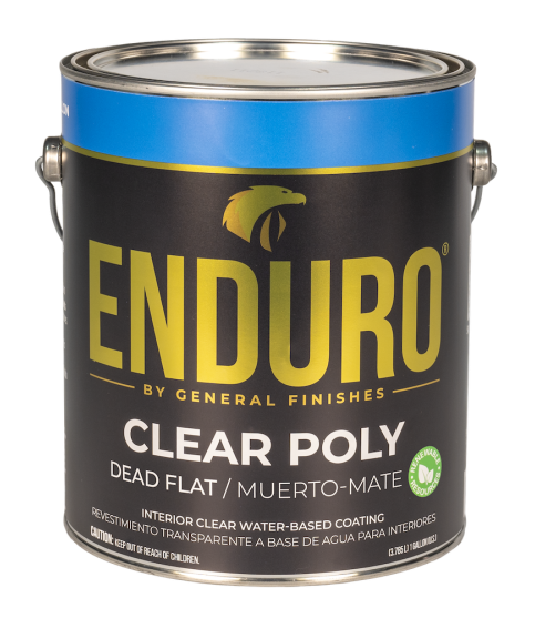 Enduro Clear Poly Dead Flat - 3.785 litre