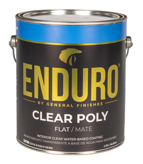 Enduro Clear Poly Flat - 3.785 litre