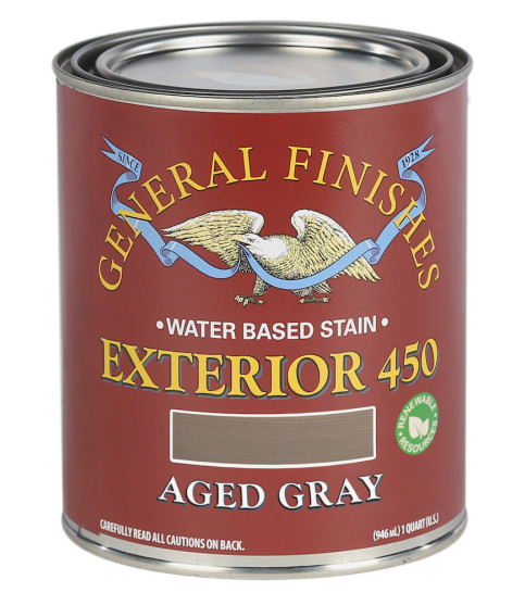 Exterior 450 Wood Stain Aged Gray - 946ml
